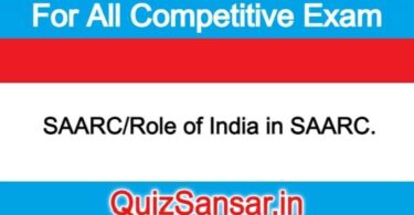 SAARC/Role of India in SAARC.