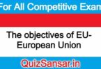 The objectives of EU- European Union