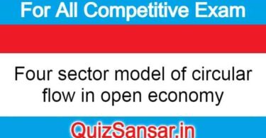 Four sector model of circular flow in open economy