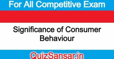 Significance of Consumer Behaviour