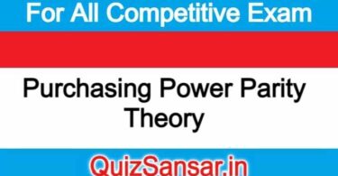 Purchasing Power Parity Theory
