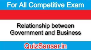 Relationship between Government and Business