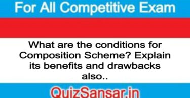 What are the conditions for Composition Scheme? Explain its benefits and drawbacks also..