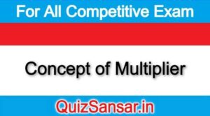 Concept of Multiplier