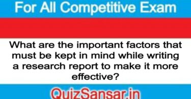 What are the important factors that must be kept in mind while writing a research report to make it more effective?