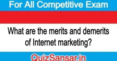 What are the merits and demerits of Internet marketing?