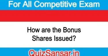 How are the Bonus Shares Issued?