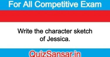 Write the character sketch of Jessica.