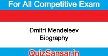 Dmitri Mendeleev Biography