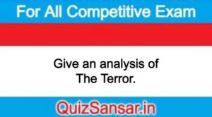 Give an analysis of The Terror.