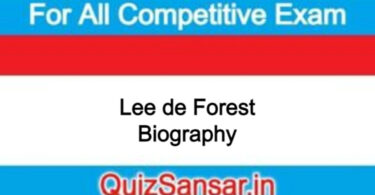 Lee de Forest Biography
