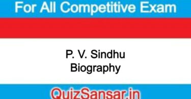 P. V. Sindhu Biography