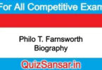 Philo T. Farnsworth Biography