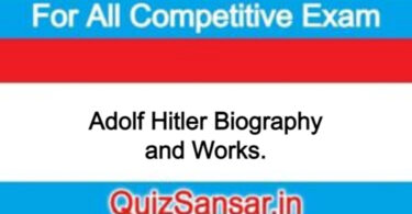 Adolf Hitler Biography and Works.