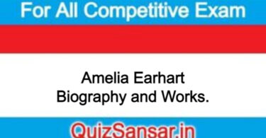 Amelia Earhart Biography and Works.