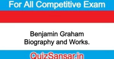 Benjamin Graham Biography and Works.