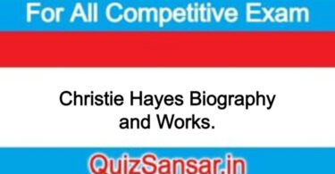 Christie Hayes Biography and Works.