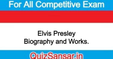 Elvis Presley Biography and Works.