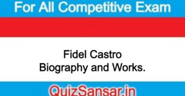 Fidel Castro Biography and Works.