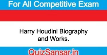 Harry Houdini Biography and Works.