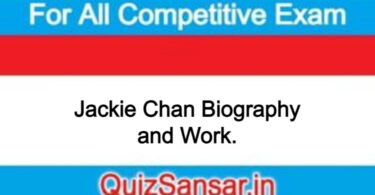 Jackie Chan Biography and Work.