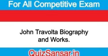 John Travolta Biography and Works.