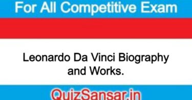 Leonardo Da Vinci Biography and Works.