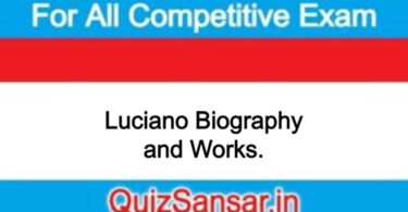 Luciano Biography and Works.