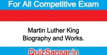 Martin Luther King Biography and Works.