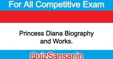 Princess Diana Biography and Works.