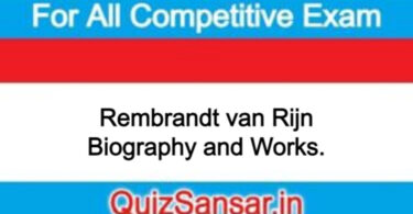 Rembrandt van Rijn Biography and Works.