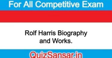 Rolf Harris Biography and Works.