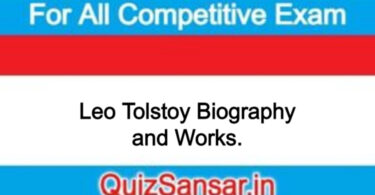 Leo Tolstoy Biography and Works.